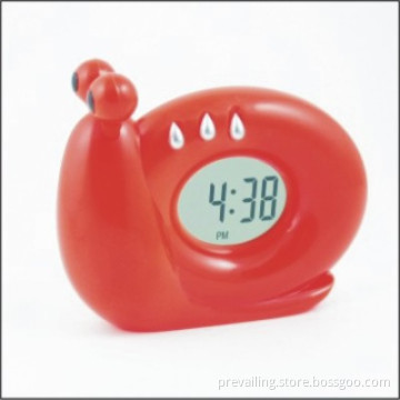 Cartoon Snail LCD clock
